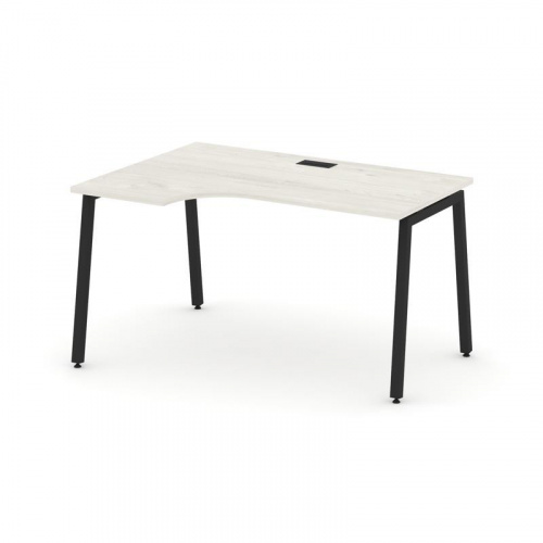 Style Project Стол рабочий эргоном. SN-4A.SPA-001(L) Дуб Наварра/Металл Антрацит 1380*600/980*750 фото 7