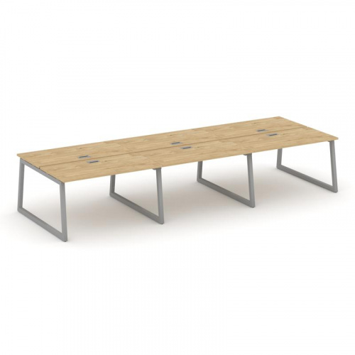 Style Project Рабочая станция 2-х сторон. SN-5T1.DRS-063 Акация Лорка/Металл Антрацит/Заглушка Пласт фото 2