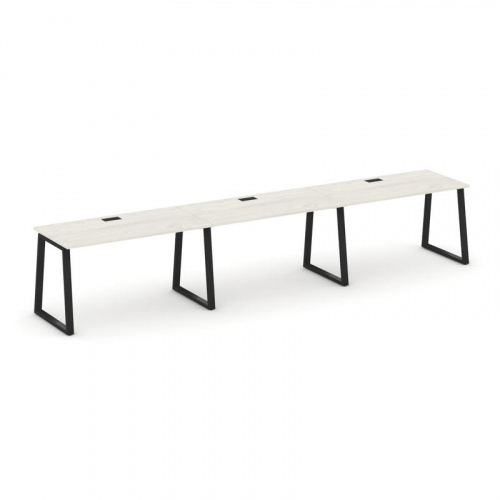 Style Project Рабочая станция 1 сторон. SN-6T1.ORS-054 Акация Лорка/Металл Антрацит/Заглушка Пластик фото 9