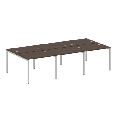 Бенч-система на 6 рабочих мест на П-обр. м/к Metal System Quattro 40БП.СМ-6.1 фото 12