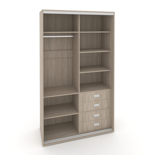 Корпус 2-х секционного шкафа высокого L=1700мм Maris SH.K2-7.1 K7 фото 6