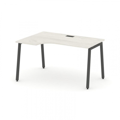 Style Project Стол рабочий эргоном. SN-4A.SPA-001(L) Дуб Наварра/Металл Антрацит 1380*600/980*750 фото 28