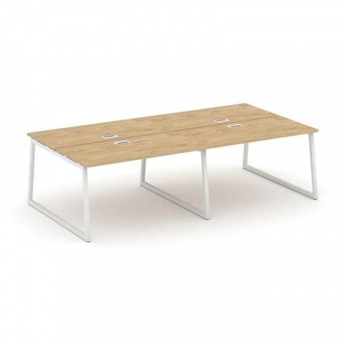 Style Project Рабочая станция 2-х сторон. SN-4T1.DRS-051 Акация Лорка/Металл Антрацит/Заглушка Пласт фото 3