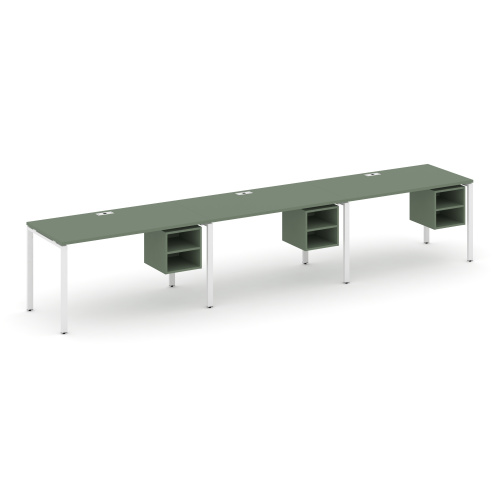 Бенч-система на 3 места с подвесными тумбами Concept CN.ORS-126