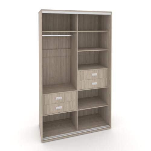 Корпус 2-х секционного шкафа высокого L=1700мм Maris SH.K2-7.1 K5 фото 7