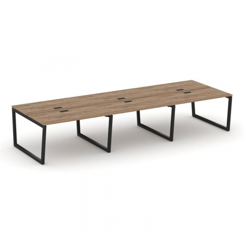 Style Project Рабочая станция 2-х сторон. SN-5T2.DRS-062 Акация Лорка/Металл Антрацит/Заглушка Пласт фото 5