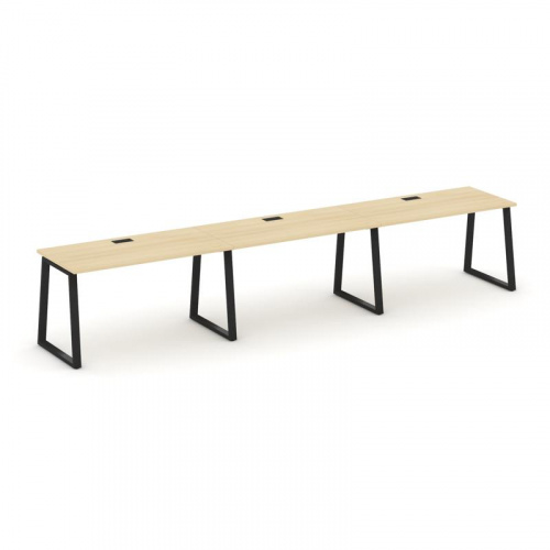 Style Project Рабочая станция 1 сторон. SN-6T1.ORS-054 Акация Лорка/Металл Антрацит/Заглушка Пластик фото 7