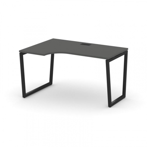 Style Project Стол рабочий эргоном. SN-4T2.SPA-012(L) Акация Лорка/Металл Антрацит/Заглушка Пластик фото 4