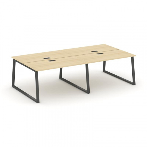 Style Project Рабочая станция 2-х сторон. SN-6T1.DRS-052 Акация Лорка/Металл Антрацит/Заглушка Пласт фото 28