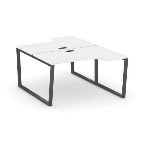 Style Project Рабочая станция эргоном. SN-6T2.DRPA-012 Акация Лорка/Металл Антрацит/Заглушка Пластик фото 26