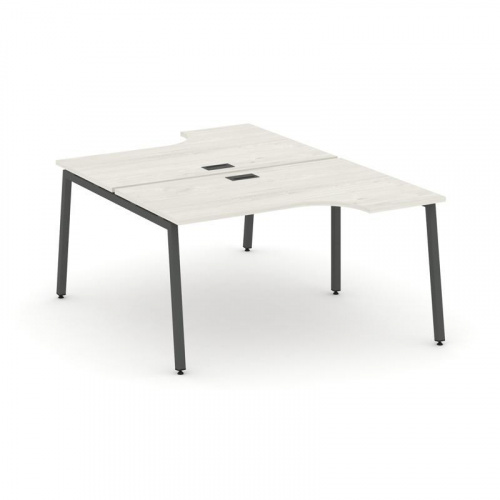 Style Project Рабочая станция эргоном. SN-4A.DRPA-011 Дуб Табак/Металл Белый 1380*1432/1992*750 фото 25