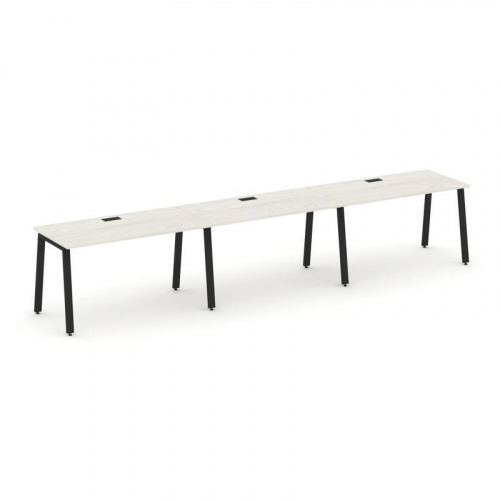 Style Project Рабочая станция 1 сторон. SN-6A.ORS-044 Тиквуд Светлый/Металл Белый 4740*700*750 фото 8