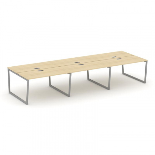 Style Project Рабочая станция 2-х сторон. SN-4T2.DRS-071 Акация Лорка/Металл Антрацит/Заглушка Пласт фото 20