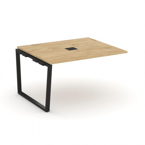 Style Project Проходной наб. элем. перег. стола SN-6T2.NSPRG-033 Акация Лорка/Металл Антрацит/Заглуш