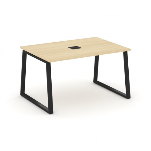 Style Project Стол переговорный SN-6T1.SPRG-002 Акация Лорка/Металл Антрацит/Заглушка Металл Антраци фото 8