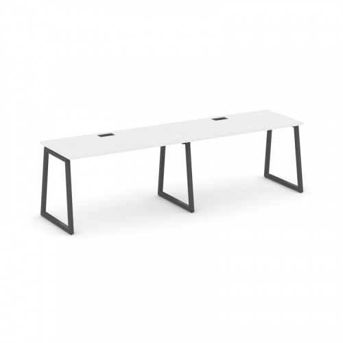 Style Project Рабочая станция 1 сторон. SN-4T1.ORS-014 Акация Лорка/Металл Антрацит/Заглушка Пластик фото 13