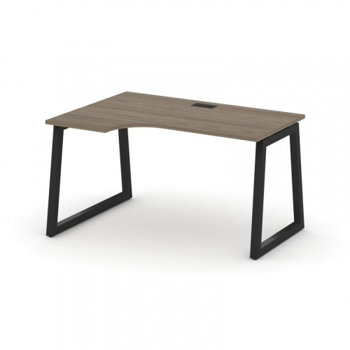 Style Project Стол рабочий эргоном. SN-5T1.SPA-022(L) Акация Лорка/Металл Антрацит/Заглушка Пластик фото 7