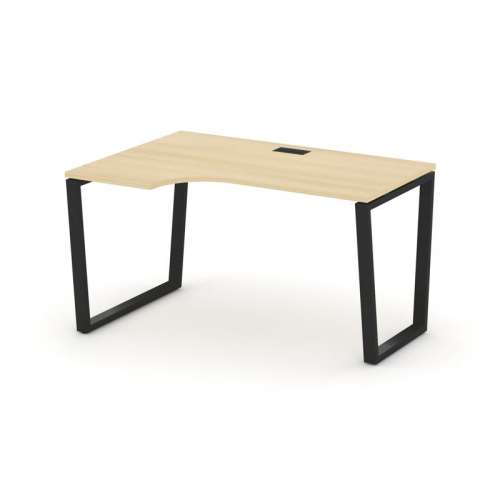 Style Project Стол рабочий эргоном. SN-6T2.SPA-002(L) Акация Лорка/Металл Антрацит/Заглушка Пластик фото 8