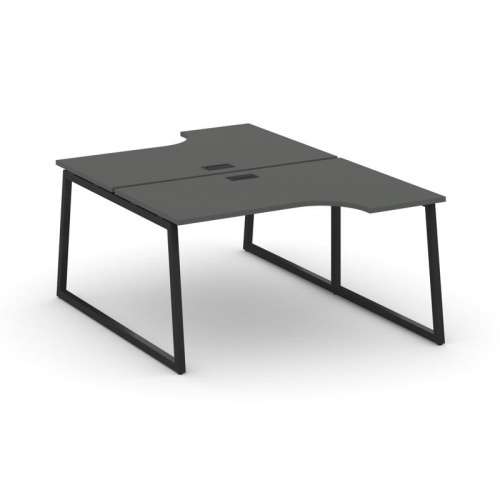 Style Project Рабочая станция эргоном. SN-4T1.DRPA-011 Акация Лорка/Металл Антрацит/Заглушка Пластик фото 4