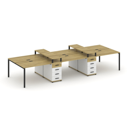 Бенч-система на 6 мест с 2 опорными тумбами Concept CN.DRS-466 фото 6 Бенч-система на 6 мест с 2 опорными тумбами Concept CN.DRS-466 фото 6