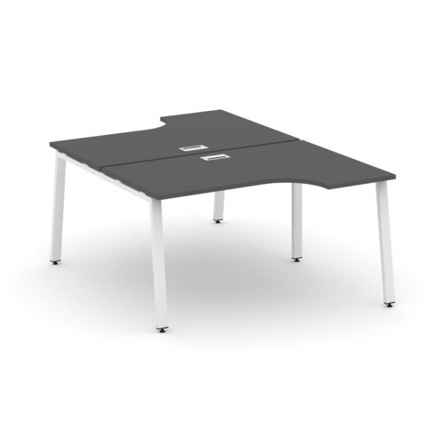 Style Project Рабочая станция эргоном. SN-6A.DRPA-012 Вяз Благородный/Металл Белый 1580*1432/1992*75 фото 16