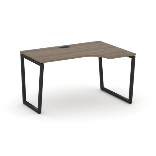 Style Project Стол рабочий эргоном. SN-4T2.SPA-022(R) Акация Лорка/Металл Антрацит/Заглушка Пластик фото 4