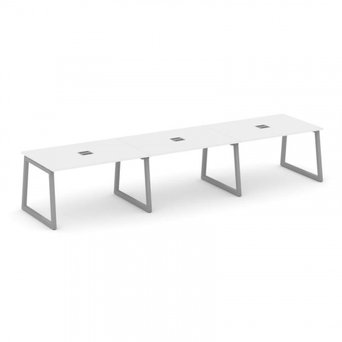 Style Project Стол переговорный SN-5T1.SPRG-024 Акация Лорка/Металл Антрацит/Заглушка Металл Антраци фото 17