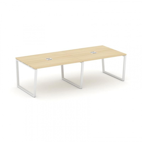 Style Project Стол переговорный SN-6T2.SPRG-043 Акация Лорка/Металл Антрацит/Заглушка Металл Антраци фото 21