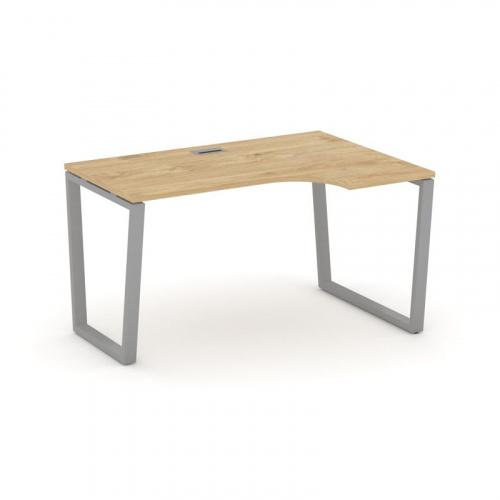 Style Project Стол рабочий эргоном. SN-6T2.SPA-001(R) Акация Лорка/Металл Антрацит/Заглушка Пластик фото 2