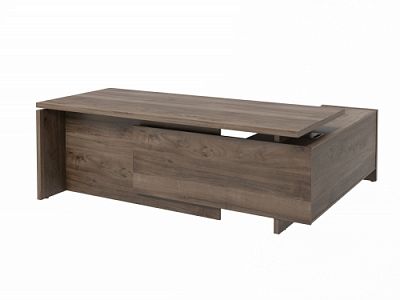 Стол с опорной тумбой FB-121L.DD Орех Пацифик Табак