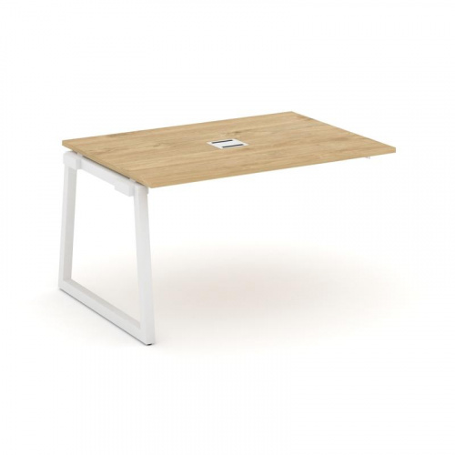 Style Project Проходной наб. элем. перег. стола SN-5T1.NSPRG-002 Акация Лорка/Металл Антрацит/Заглуш фото 3