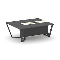 Steel Meet Начальный модуль L=2000 KM-PR.B.SPNW-20 Антрацит/Ваниль Глянец/Металл Антрацит 2000*1600*