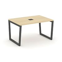 Style Project Стол переговорный SN-5T2.SPRG-002 Акация Лорка/Металл Антрацит/Заглушка Металл Антраци