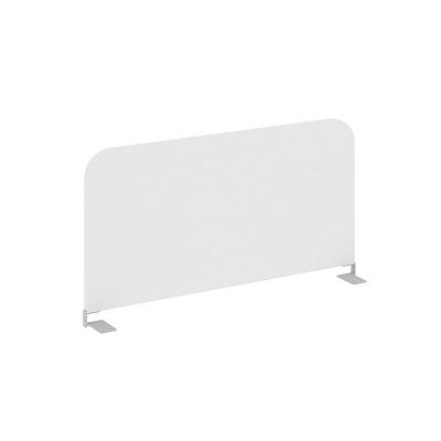 Настольный Экран боковой UNE.DEKRB-306.25.16 Белый/Металл Серый 980*16*297