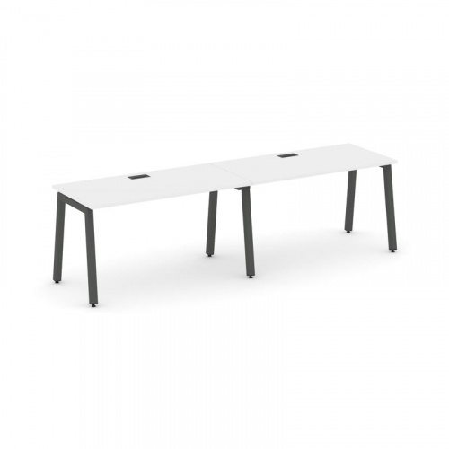 Style Project Рабочая станция 1 сторон. SN-5A.ORS-001 Тиквуд Светлый/Металл Антрацит 1960*600*750 фото 18