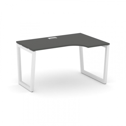 Style Project Стол рабочий эргоном. SN-5T2.SPA-011(R) Акация Лорка/Металл Антрацит/Заглушка Пластик фото 19