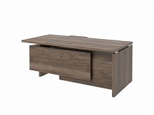 Стол с опорной тумбой FI-119R.DD Орех Пацифик Табак