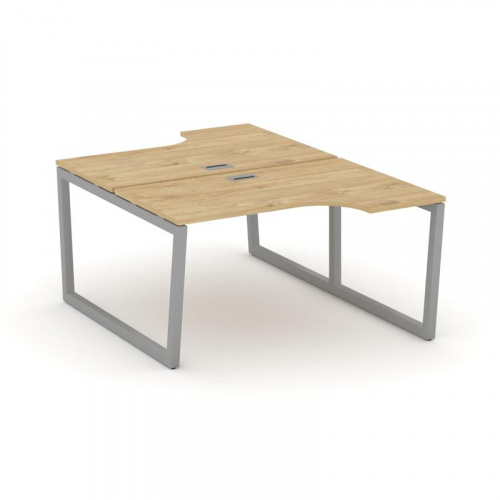 Style Project Рабочая станция эргоном. SN-5T2.DRPA-021 Акация Лорка/Металл Антрацит/Заглушка Пластик фото 2