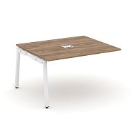 Style Project Проходной наб. элем. перег. стола SN-5A.NSPRG-033 Дуб Табак/Металл Белый 1380*1180*750