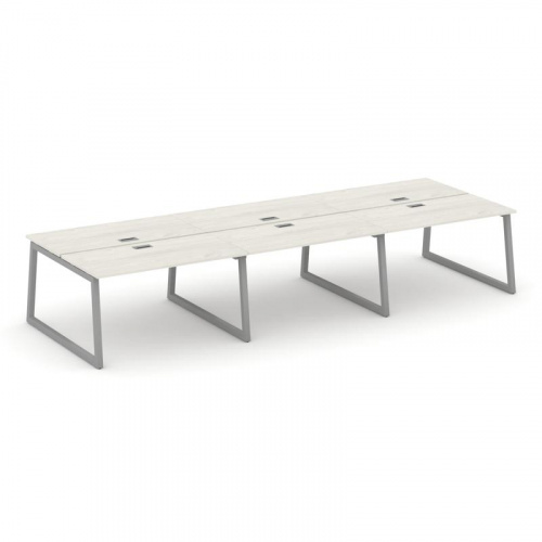 Style Project Рабочая станция 2-х сторон. SN-5T1.DRS-063 Акация Лорка/Металл Антрацит/Заглушка Пласт фото 11