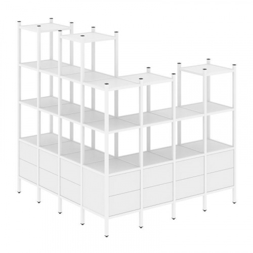 Стеллаж офисный угловой Loft VR.L-55 Стеллаж офисный угловой Loft VR.L-55