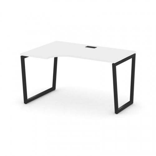 Style Project Стол рабочий эргоном. SN-4T2.SPA-012(L) Акация Лорка/Металл Антрацит/Заглушка Пластик фото 5