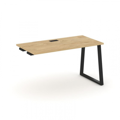 Style Project Стол-приставка к опор. элем. SN-6T1.OPRS-014 Акация Лорка/Металл Антрацит/Заглушка Пла