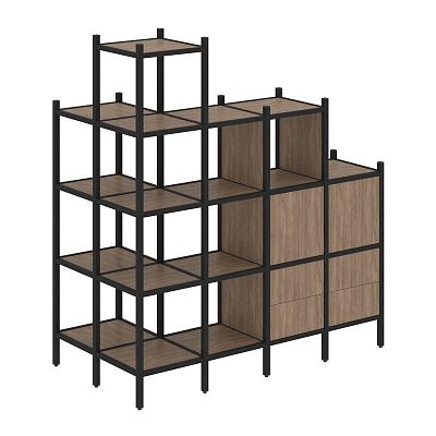 Стеллаж офисный угловой Loft VR.L-58