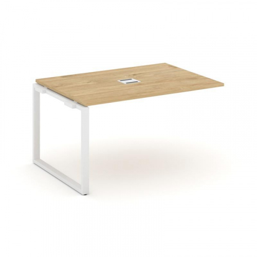 Style Project Проходной наб. элем. перег. стола SN-6O.NSPRG-002 Вяз Благородный/Металл Белый 1180*98 фото 14