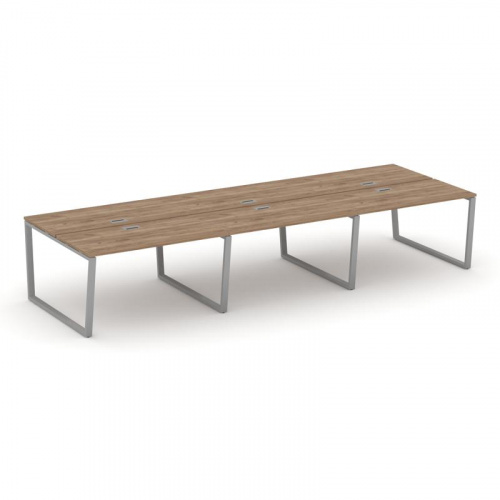 Style Project Рабочая станция 2-х сторон. SN-6T2.DRS-081 Акация Лорка/Металл Антрацит/Заглушка Пласт фото 10