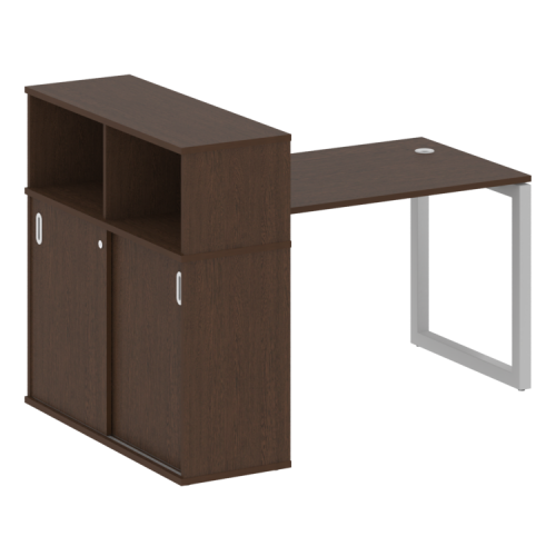 Стол офисный с шкафом-купе на О-обр. м/к Metal System Quattro 50БО.РС-СШК-3.2 фото 7