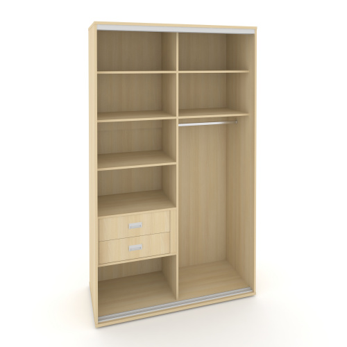 Корпус 2-х секционного шкафа высокого L=1200мм Maris SH.K2-2.1 K6