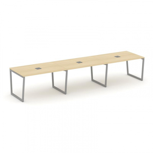 Style Project Стол переговорный SN-4T2.SPRG-024 Акация Лорка/Металл Антрацит/Заглушка Металл Антраци фото 20