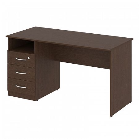 Nova S Стол письменный с тумбой левый В.СПТ-3 (L) Бук Артизан 1400*650*750